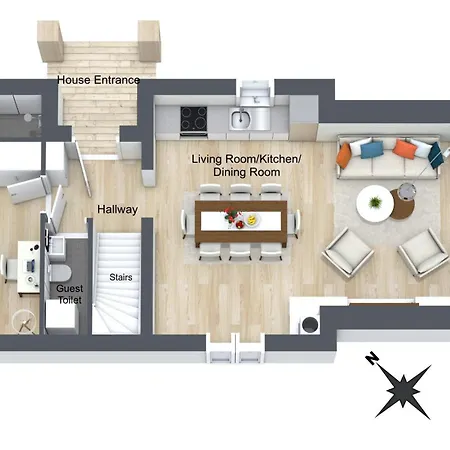 Falco Fuer Familien, Bis 6 Personen, 3 Schlafzimmer Mit Bad En Suite, Pool Mit Loungebereich, Grillterrasse, Schnellem Wlan, 2 Parkplaetze, Villa