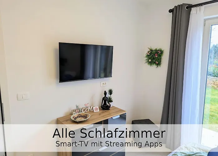 Villa Falco Fuer Familien, Bis 6 Personen, 3 Schlafzimmer Mit Bad En Suite, Pool Mit Loungebereich, Grillterrasse, Schnellem Wlan, 2 Parkplaetze, Muntrilj